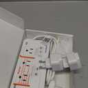 2000W Voltage Converter US to Europe, 220V to 110V Converter for European Travel, Power Adapter for Hair Dryer, European Travel Plug Adapter with 3 AC 2 USBC 2 USBA Ports & EU/UK/AU/IT Plugs (White)