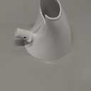 Flour Funnel for KitchenAid Mixer 5 Qt, Anti-Splash Attachment for Tilt-Head Stand Mixer 4.5 & 5 Quart (KSM150), Dishwasher Safe No-Mess Baking Tool, Easy Pour Accessory (White)
