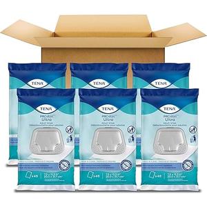 TENA Adult Wipes for Incontinence, Body Cleansing Wipes, ProSkin - 288 Count, 48 Count (Pack of 6)