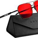 ANYLUV Blue Green Light Blocking Glasses for Men Women Blue Light Glasses Sleep Enhancement Glasses for Eyes Protection