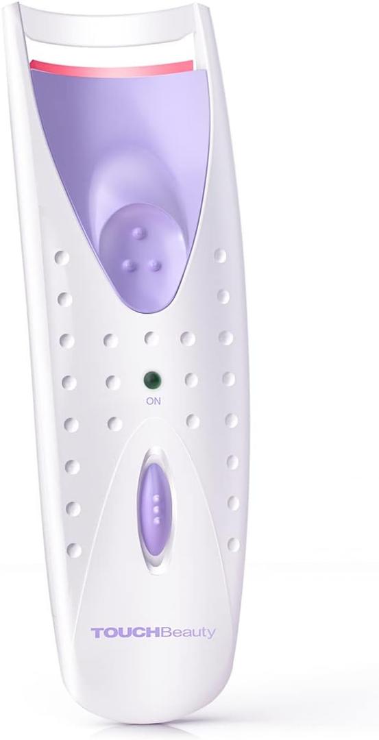 TOUCHBeauty Professional Heated Eyelash Curler with Silicone Refill Pad Curling Tool for Women Long Lasting Eyelashes TB-2003B