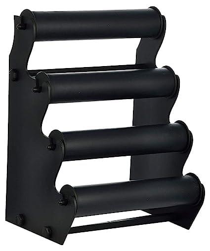 Plastic 4 Roll Bangle Display stand (Black)