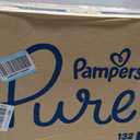 Pampers Pure Baby Diapers, Size 5 (27+ lbs), 132, Up to 100% Leakproof, Premium Hypoallergenic Soft Diapers