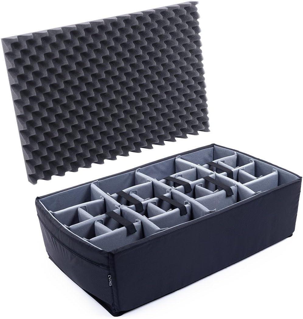 ColorCase Gray Padded Divider Set for The Pelican 1650 Protector case.