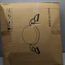 ZELUS Balance Ball Trainer with Resistance Bands and Foot Pump, Inflatable Yoga Ball for Home Gym Workouts, 23 Inch Exercise Half Ball for Balance Training Core Strength Fitness More, 330lb Cap (Blue)