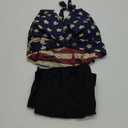 Women Two Piece Tankini Halter Padded Adjustable Drawstring Swimsuit with Boyshorts (X-Large, American Flag)
