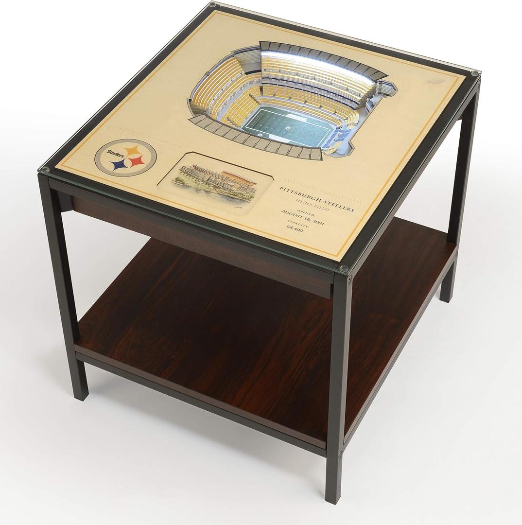 YouTheFan NFL 25-Layer StadiumViews Lighted End Table