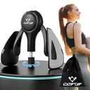 Thigh Trainer for Women, 15-70LB Adjustable Resistance Inner Thigh Exerciser for Pelvic Floor Muscle Repair, Thigh Trainer Kegel Exercise for Shaping, Yoga & Weight Loss at Home Gym - Black Gray