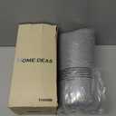 HOMEIDEAS Knit Blanket (50×61 Inches), Soft Warm Textured Blanket with Tassels, Lightweight Woven Decorative Blanket for Couch Sofa Chair Bed Living, Throw Blanket Grey