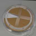 2 Pack Lazy Susan Turntable Organizer, 9 and 10 Inch Rotating Trays for Corner Cabinet, Fridge, Pantry, Kitchen, Table Top, Makeup Vanity, Bathroom Countertop Storage, Acrylic Spinning Spice Rack