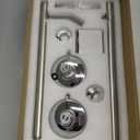 Dual Shower Head for Couples, High Pressure Double Shower Heads for Two People Rod, Two Showerhead System Fit 2 Person, Birthday Gifts for Women Men, Spa-Like (Chrome) Segmented Design