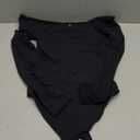 SUUKSESS Women Off the Shoulder Long Sleeve Bodysuit Double Lined Thong Bodysuit (Small, Black)