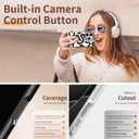 for iPhone Case - [6.6 ft Military-Grade Drop Protection] [Anti-Peel Technology] Clear Black TPU Bumper Case with Cute Design (Black Snake, iPhone 16 Pro)