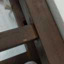 Tranquillo Oasis Wooden Rocking Chair for Patio, Porch, or Indoor Use  Classic Acacia Wood Rocker with Sturdy Frame, Comfortable Slatted Seat, Smooth Rocking Motion  Farmhouse Outdoor Chair