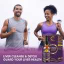 (2 Pack) Milk Thistle Liquid Drops for Liver Cleanse Detox & Repair, Milk Thistle Supplement with Dandelion Root, Artichoke & Turmeric for Liver Support and Immune Health, Vegan, Non-GMO, 4 FL OZ, Exp Date Not Found