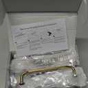Amerdeco 10 Pack Champagne Bronze Cabinet Pulls - 5 Inch(128mm) Hole Center Cabinet Hardware for Bathroom & Dresser