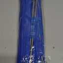 Knitting Needle Set, BCMRUN 22PCS 2mm(B)-8mm(L) Straight Single Pointed Stainless Steel Sweater Needles Set(11Pair-11 Size,9.8 inch) with Locking Stitch Makers Large-Eye Needles Measure Tape (25CM)