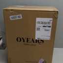 OYEARS 23" Table Lamps for Living Room Set of 2 Bedside Lamps for Night Stands Bedroom Lamps Farmhouse Rattan Boho Lamp Glass Nightlight End Table Lamp with USB C+A (Blue),Two Light Points