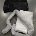 Bedfolks Orthopedic Dog Bed, Big Waterproof Dog Sofa Bed for Large Dogs, Egg Foam Pet Couch Bed with Removable Washable Cover and Nonslip Bottom, Black (38.0"L x 28.0"W x 6.5"Th)