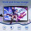 HAMTYSAN 7 Inch Raspberry Pi Screen 800x480 Small HDMI Monitor with Case, LCD Screen Display for Raspberry Pi 5/4/3/2/ Jetson Nano Win11/10/8/7, Dual Speakers, Non-Touch