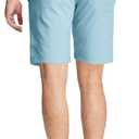 M MAELREG Golf Shorts Men 7 inch 9 inch Lightweight Dry fit Stretch Flat Front Casual Sport Heather Hybrid Flex Mens Shorts (Sky Blue)