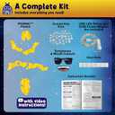 PRISMIC Emoji Cool 3D Puzzle Craft Kit - DIY Light-Up Room Decor for Teens, Tweens, and Kids Ages 12-16, Cute Night Light Toy, Birthday Gift, Arts & Crafts for Girls and Boys