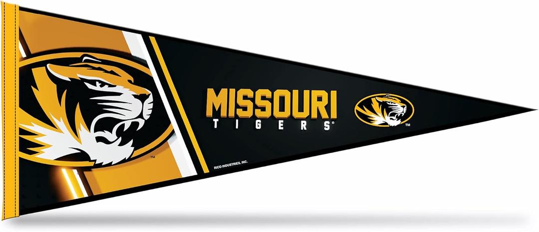 Rico Industries NCAA Primary 12" x 30" Felt Wall Décor Pennant - Great for Home/Bed Room/Man Cave Decor Rico Industries NCAA Primary 12" x 30" Felt Wall Décor Pennant - Great for Home/Bed Room/Man Cave Decor