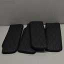 INTGET Car Center Console Armrest Cover for Nissan Rogue Accessories 2021-2026 2022 2023 2024 2025 Leather Arm Rest Box Lid Middle Console Seat Cover Protector (Black Cushion Texture, 2021-2026), Pack 4