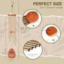 Sister Gifts, 25.5" Wind Chimes for Sister Birthday Gifts for Mothers Day, Sisterhood Wind Chimes for Outside with Catcher-Printed with The Scenes of Embrace and Cheer