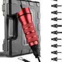 YUZES Rivet Nut Tool Drill Adapter Kit, Labor-Saving Rivet Nut Gun Cordless with 10 Mandrels and Carrying Case, Rivnut Tool Kit for Nutsert, Cars, Metalwork, Home Improvement, DIY - 10 Series