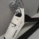 ClosetSelect Velvet Hangers, Black  5 Set