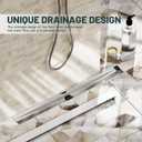28 Inch Linear Shower Floor Drain, Stainless Steel