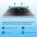 Crystala Filters LT1000PC Replacement Water Filter, Compatible with LT1000PC/PCS, LT1000PC, LT-1000PC, ADQ747935 ADQ74793504 Water Filter and LT120F ADQ73334008 Fresh Air Filter 4 Pack