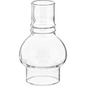 Oil Lamp Chimney Replacement,3 Inch Base x 6.4 Inch Tall Kerosene Lamp Globe,Clear Glass OilLamp Globe,Hurricane Lamp Globes Shade Cover,Glass Chimney For Oil Lamps For Indoor Use Oil Lamp Parts