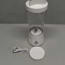 Portable Blender, 360W Personal Blender for Shakes and Smoothies for Kitchen, 24 Oz BPA Free Traveling Juicer Cup and Lid with 6 Blades, Self Cleaning Portable Juicer for Kitchen/Travel/Gym, White