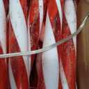 Anordsem Solar Christmas Decorations Outdoor: 24 Pack Candy Cane Pathway Stake Lights - 15" Waterproof LED 8 Lighting Models Yard Garden DIY Decor - 2026 Xmas Gifts for Homeowners (Red)