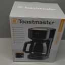 Toastmaster 12-Cup Digital Touchscreen Drip Coffee Maker - Programmable Automatic Coffee Machine - Kitchen Appliance with Keep Warm Setting