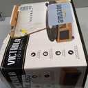 Victrola Journey Bluetooth Portable Suitcase Record Player  with Built-in Speakers, 3 Speed Vinyl Record Player, RCA Out, Headphone Jack (Brown)