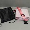 Toddler Airplane Bed, Kids Airplane Seat Extender Travel, Kids Airplane Travel Essentials, Must Have for Toddlers, Portable Plane Bed for Flights (Pink)