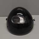 DKMOTORK 7" Gloss Black Motorcycle Headlight Shell - Vintage Waterproof Headlamp Housing Universal Fit for Chopper Cafe Racer Bobber Replacement Parts (7“)