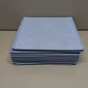 Household Essentials 6 ct Open Fabric Cube Storage Bins, Carolina Blue