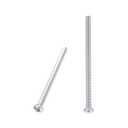 M3x50mm Machine Screws Pan Phillips Cross Head Screw 304 Stainless Steel Round Head Cross Screw Fasteners Bolts 30Pcs