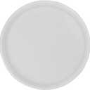 Saedy White Plastic Fast Food Trays, Round Serving Trays(4 Packs)