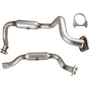 645158 Catalytic Converter For F250 Super Duty 2012, 2014-2016 6.2L, F350 Super Duty 2011-2014, 2016 6.2L, Stainless Steel High Flow Catalytic Convertor, Catalyst converter, 2pcs