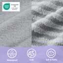 LE SURE Cute Dog Beds for Extra Large Dogs, Orthopedic Waterproof XL Pet Bed with Sides, High Back Non-Slip and Egg-Crate Foam Big Dog Couch Sofa with Washable Removable Cover, Grey