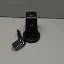 3 in 1 Charging Station for iPhone, Wireless Charger for iPhone 17 16e 16 15 14 13 12 11 X Pro Max & Apple Watch - Wireless Charging Station for AirPods 4 3 Pro (Black)