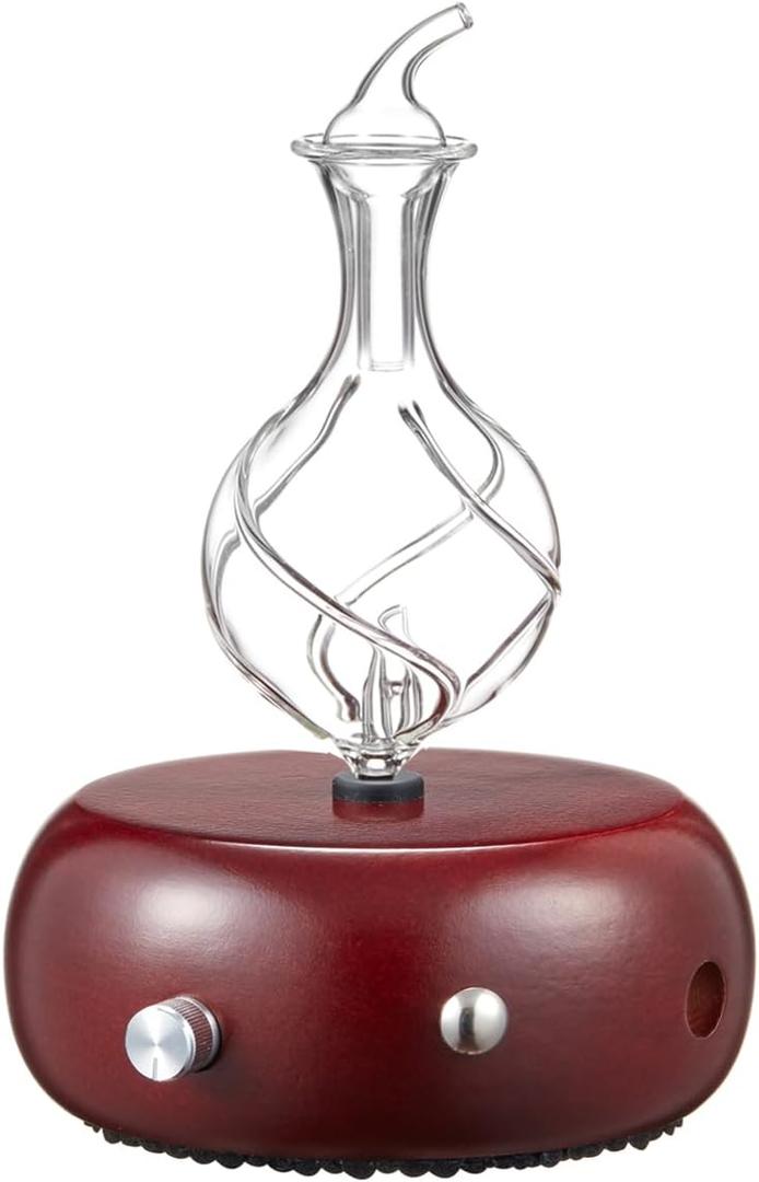 Nebulizing Pure Essential Oil Aromatherapy Diffuser, Premium Home & Professional Use, No Heat, No Water, No Plastic Dark Radiance by Organic Aromas