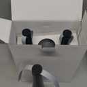 Fly Swatter for Outside or Inside Meal, Picnic Fan for Table Use, Fly Fans for Tables, Barbeque, Events, Battery Operated Food Spinning Fan (3pcsBlack)