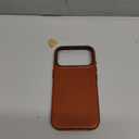 SHIELDON Genuine Leather Case for iPhone 17 Pro 6.3" 2025, Compatible with Magsafe, Magnetic Wireless Charging, Anti-Scratch, Shockproof Protective Cover - Retro Brown