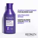 Redken Blondage Color Depositing Purple Conditioner For Blonde Hair - Tones & Moisturizes Brassy Hair (10.1 Fl Oz (Pack of 1))
